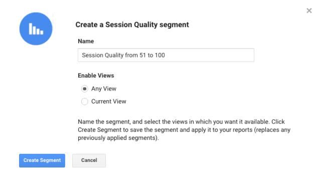 Session-Quality-Segment