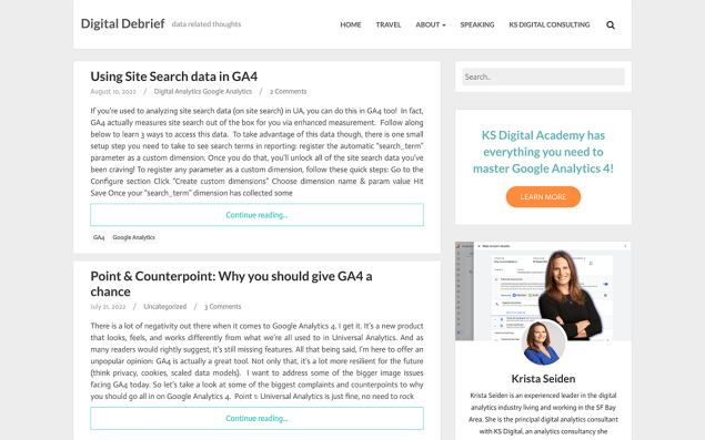 เว็บไซต์เรียน GA4 google analytics ฟรี -Kristaseiden.com
