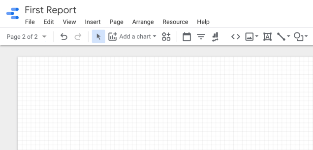 new-page-google-data-studio