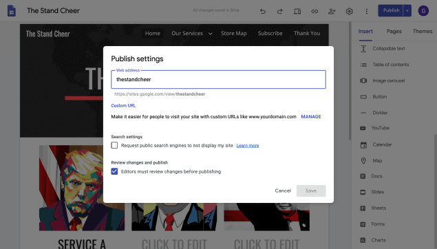 web-address-google-site