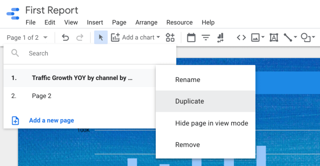 Duplicate-page-in-data-studio